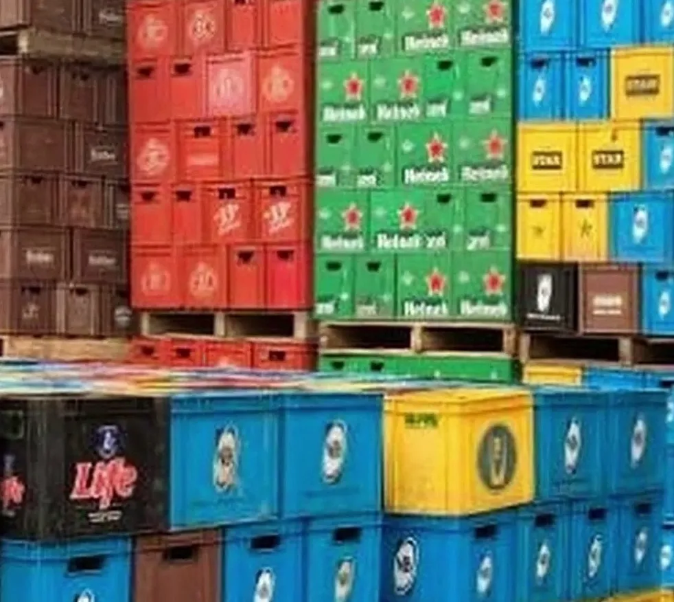 NBL EMPTY BOTTLES CRATES